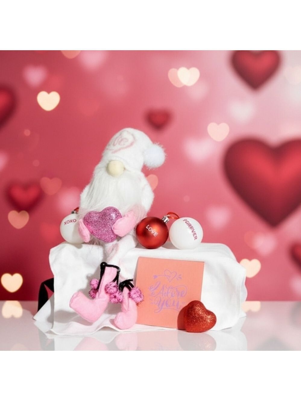 Gnome Valentines Day Heart